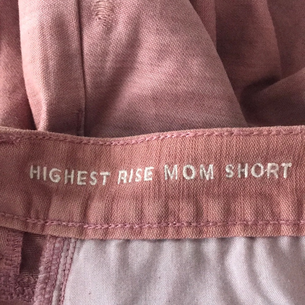 💕 American Eagle High Rise Mom Shorts Blush Size 2 - Picture 11 of 16